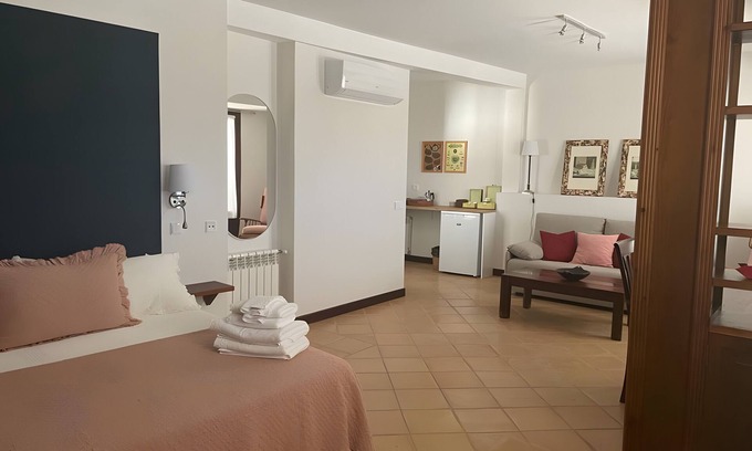 Consuegra Apartamento | Estudio Superior 'Biblioteca' con terraza, Wi-Fi y aire acondicionado