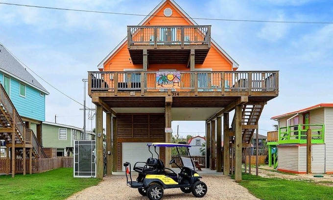 Surfside Beach Casa | 🌴Surfside Paradise #5-Amazing views, lift, EV chg🌴