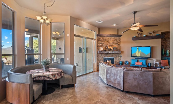 Rio Verde Foothills Casa | Surround yourself in beauty w/ panoramic vu's of the mtns and the Sonoran Desert