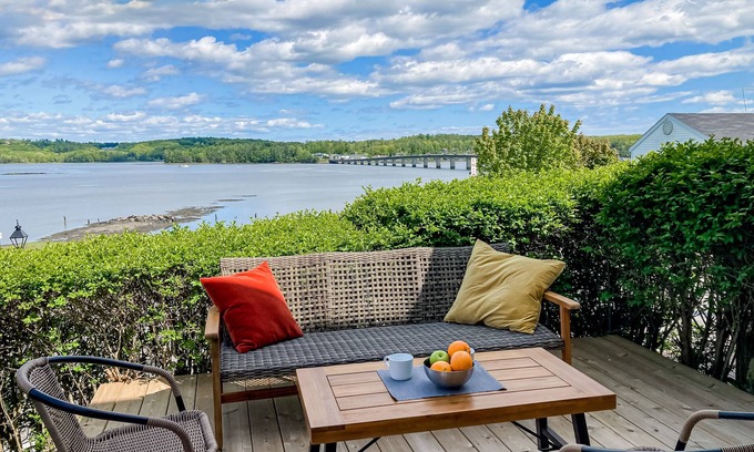 Wiscasset Casa | Sweeping Sheepscot River views in newly renovated 200 year old Wiscasset home