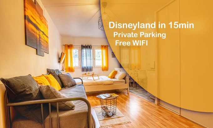 Thorigny-sur-Marne Apartamento | Sweet New Apartment Close to Disneyland Paris