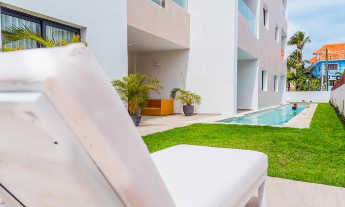 El Cortecito Apartamento | Swim up pool new apartment in Los Corales, PGA 101