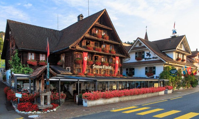 Merlischachen Cabina | Swiss-Chalet Merlischachen - Historik Chalet-Hotel Lodge