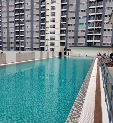 Kampung Rawa Apartamento | SYG9 Kita Impian Cybersouth Homestay 3 Bilik Tidur with Swimming Pool