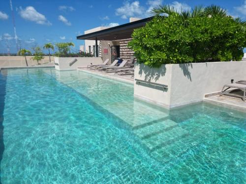 Centro Apartamento | 'Syrena Luxury Caribbean' Heart of Playa del Carmen - Fast Wi-fi - Sea Views
