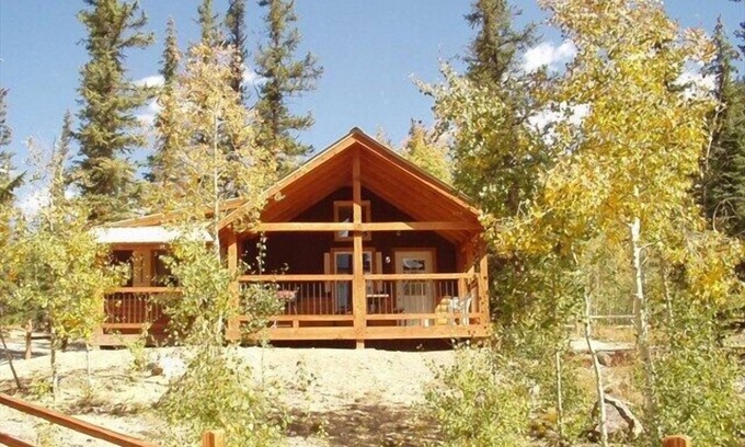Lake City Cabina | T'NT - Lake Cabin # 5 - Gran cubierta cubierta
