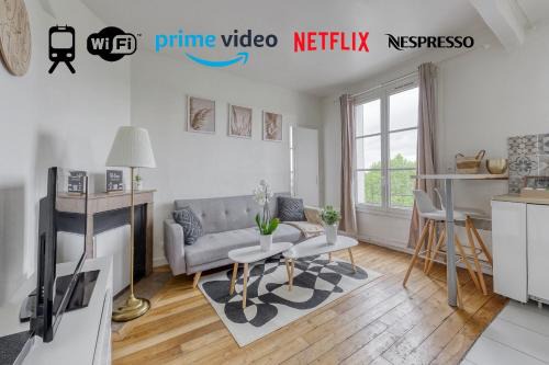 Enghien-les-Bains Apartamento | T2 à 100m du centre - 10 min de Paris - 400m du lac et Casino d'Enghien - Gare d'Enghien à 10m