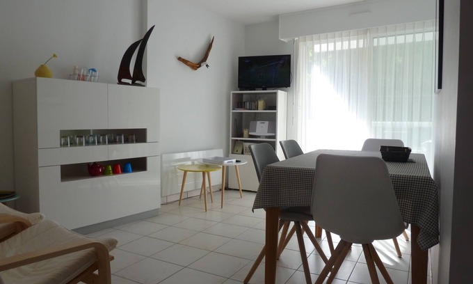 La Baule-Escoublac Apartamento | T2, 4mn from Benoît beach and Port La Baule-Le Pouliguen