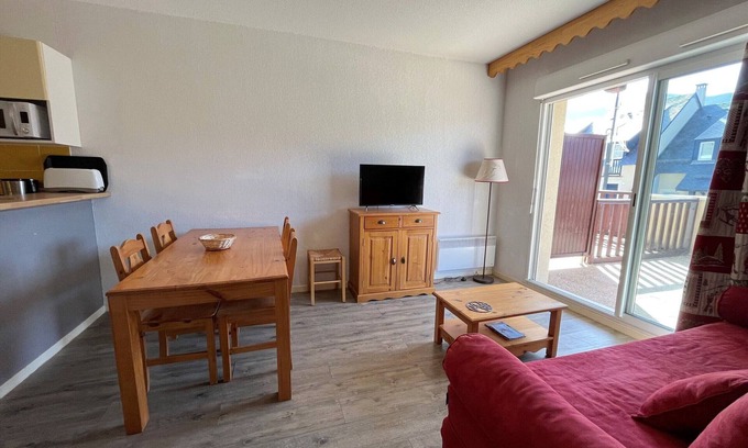 Germ Apartamento | Apartamento T2 con terraza y acceso Spassio, cerca de pistas, 6 pers, admite mascotas