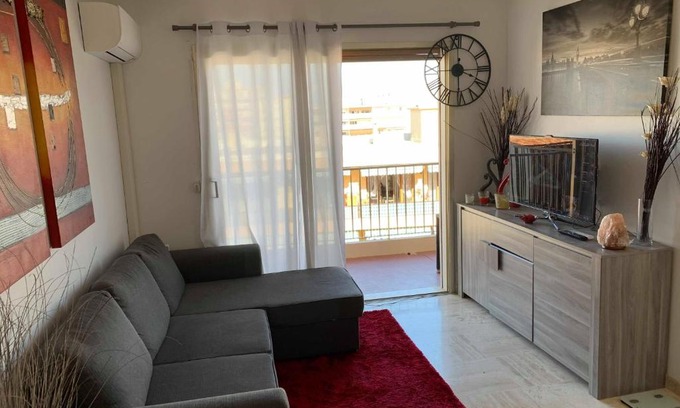 Plaine de la Brague Apartamento | T2 - Au Calme - Vue mer - 3 min à pied de la plage