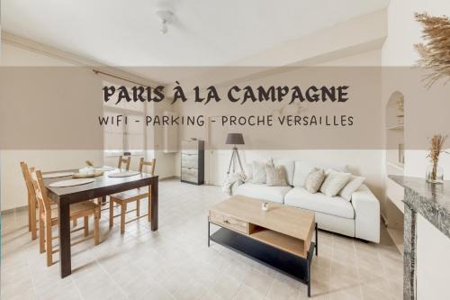 La Queue-les-Yvelines Apartamento | T2 calme avec Parking privé - 20 min Versailles - Paris à la campagne