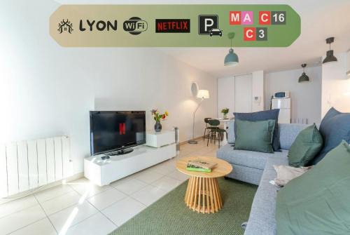 Republique - Tolstoi Apartamento | T2 Confort Lyonnais Métro République Garage fermé