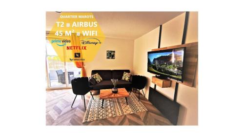 Colomiers Apartamento | T2 Cosy ₪ Residence Securise ₪ Airbus ₪ Piscine