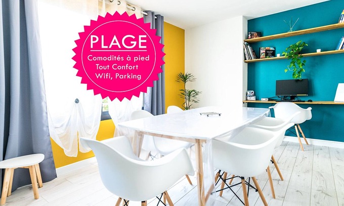 Centre-Ville Apartamento | T2 Acogedor a 100 metros de la playa y todos los servicios.
