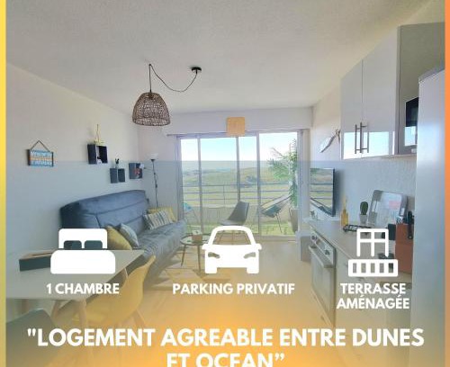 Saint-Jean-de-Monts Apartamento | T2 face dunes et ocean - Proche Golf et Thalassothérapie