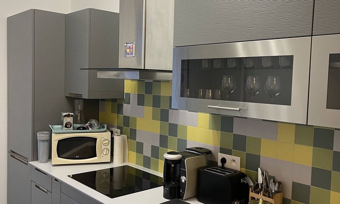 Epinay-sur-Seine Apartamento | T2 jacuzzi 6 stade de France and porte de paris streetcar stations