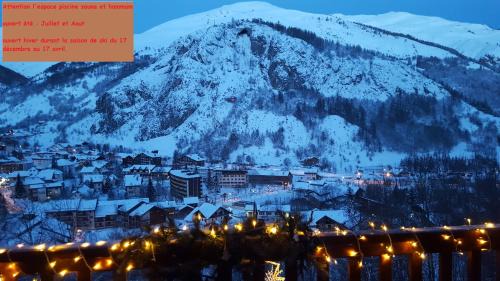 Valloire Apartamento | T2 Les Chardons avec Piscine Sauna et Hammam