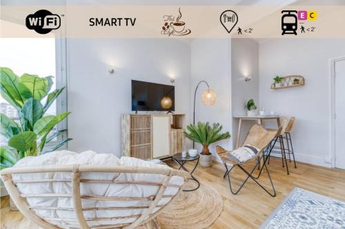 Quartier des Eaux-Claires Apartamento | T2 Prestige au cœur de Grenoble