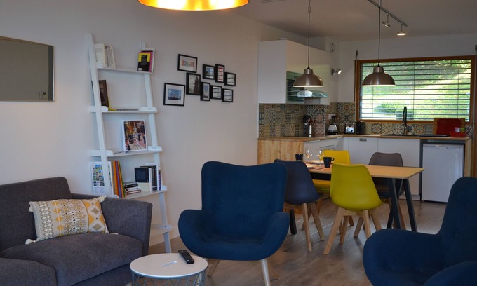 Evian-les-Bains Apartamento | Appart T3: excelente vista al lago, cerca del centro de la ciudad, baños termales, muelle