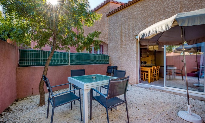Le Bosc Casa | Apartamento T3 con jardín, Hérault cerca del lago Salagou