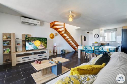 Saint-Pierre De La Reunion Apartamento | T3 duplex - Le Tempo Créole, 2 étoiles - 90m2 - Terre-Sainte