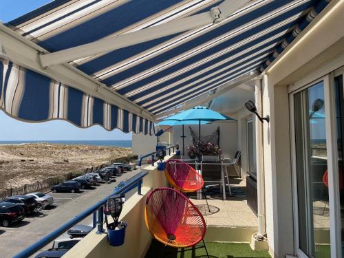 Lacanau-Ocean Apartamento | T3 FRONT DE MER LACANAU OCEAN - 22m2 TERRASSE -2 PISCINES -WIFI-PARKING