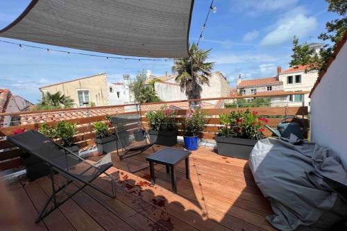 Saint-Martin-de-Re Apartamento | T3 on the port with rooftop and parking
