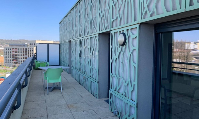 Centre Ville Rive Gauche Condominio | T3 supérieur + double terrasse, quartier Flaubert