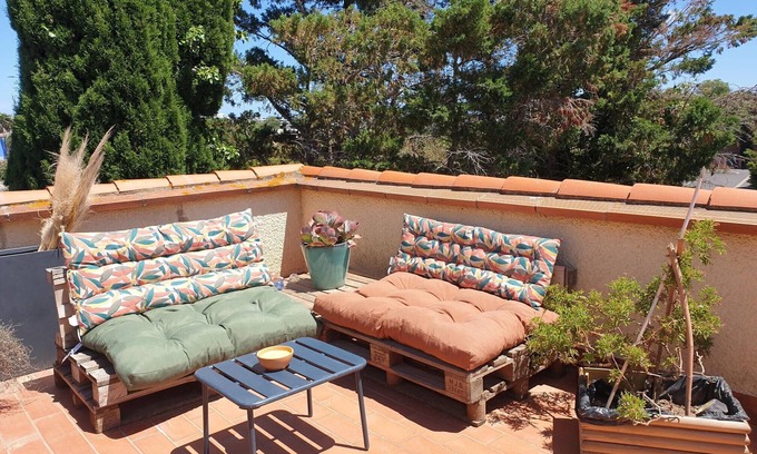 Les Hauts de Canet Apartamento | T3 with terrace near city center