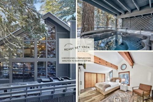 Kingswood Estates Casa | Tahoe Cozy Cabin Hottub Retreat 9 Min Northstar