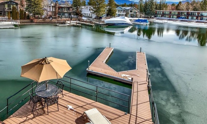 Tahoe Keys Casa | Tahoe Keys Mountain Vistas-Waterfront, Panorama Views, New Dock, Best Value