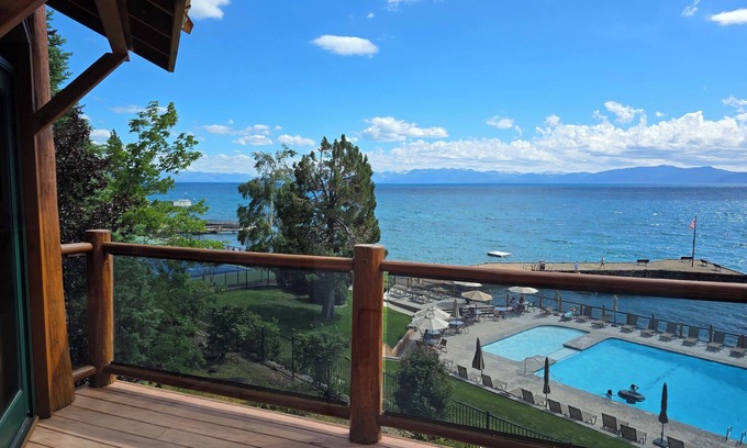 Brockway Casa | Tahoe luxury Brockway Springs Resort lakefront and heated pool year round