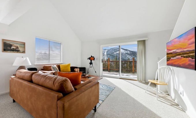 Tahoe Village Casa | Tahoe townhome with panoramic views, trails, parking, Heavenly access,