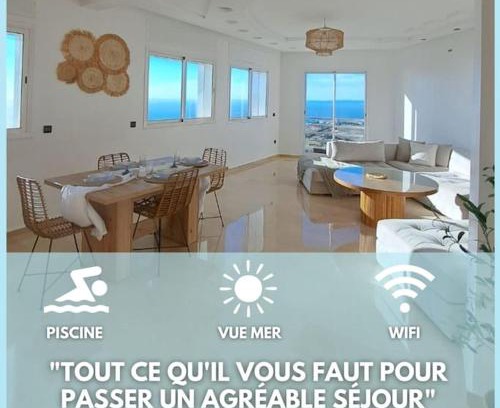 Al Bahraoyine Apartamento | Tanger, Vue Mer Panoramique