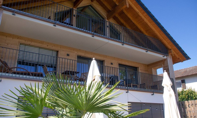 Bodolz Apartamento | Apartamento de TANTE IDA con vistas únicas al lago y a la montaña