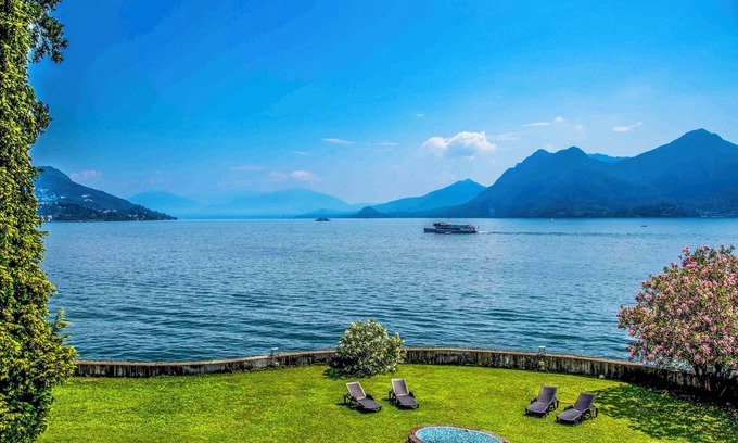 Verbania Apartamento | Apartamento de 3 habitaciones amueblado con buen gusto en una villa bien mantenida con acceso privado al lago