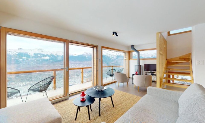 Sion Chalet De Esquí | Teddy's VIEW & QUIET chalet 6 pers