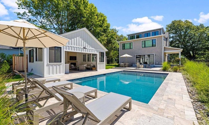 Cotuit Casa | TenFortyFive: 1045-Co New Pool, Walk to Village or Beach, Bay View
