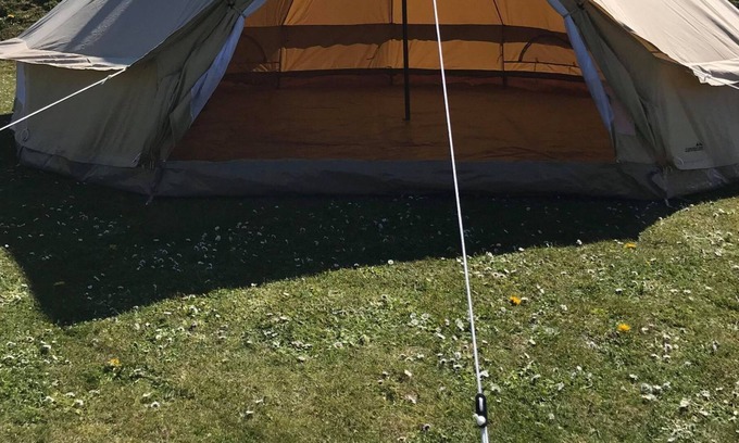 Croyde Alquiler De RV | Tienda de campaña-Communal washroom facilities-5m Bell Tent