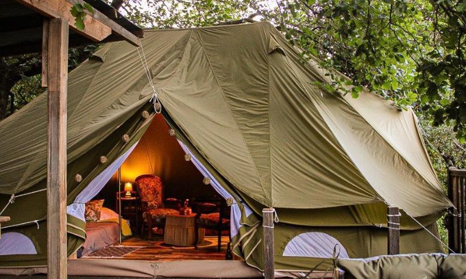 Anduze Otro | TENTE HERISSON BOHEME 4 PERSONNES Camping Lou cantou Cévenol
