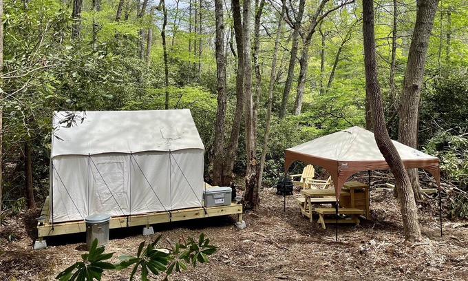 Newland Alquiler De RV | Tentrr Signature Site - Hellbender Hollar Campsite