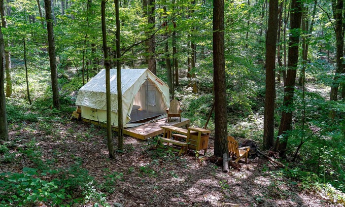 Gans Alquiler De RV | Tentrr State Park Site - WV Coopers Rock State Park - Site D - Single Camp
