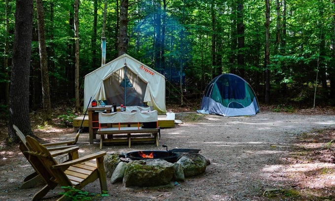 Pownal Alquiler De RV | Tentrr State Park Site - Maine Bradbury State Park - Site 1 - Single Camp