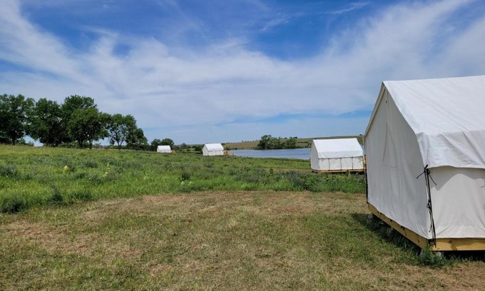 Loup City Otro | Tentrr State Park Site - Nebraska Sherman SRA - Redwood Lakeview B - Single Camp
