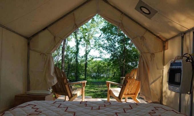 Burbank Alquiler De RV | Tentrr State Park Site - Nebraska Ponca State Park River Vista G Double Camp