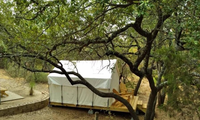 Burnet Alquiler De RV | Tentrr State Park Site - Texas Inks Lake State Park - Site C - Single Camp