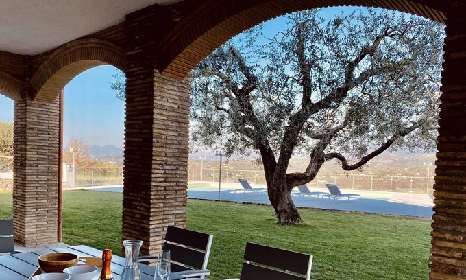Palombara Sabina Casa | Tenuta San Marco - Unità "Il Giardino" - 4 Ospiti - Piscina, Giardino, Wifi