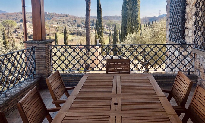 Palombara Sabina Casa | Tenuta San Marco - Unità "La Torretta" - 6+1 Ospiti - Piscina, Giardino, BBQ