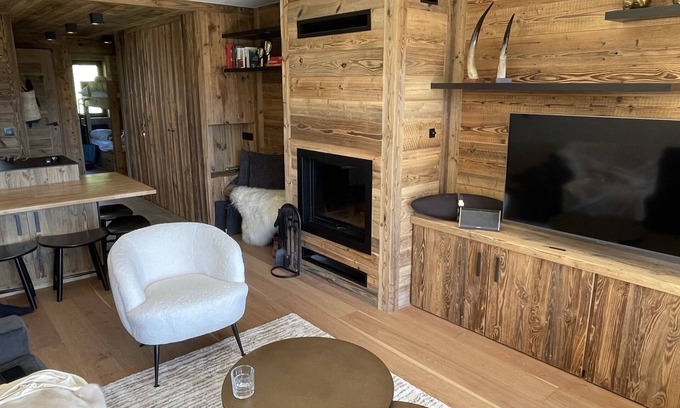 Le Planellet Apartamento | Terrace apartment Mont d'Arbois Ski In Ski Out ideal for couple and 2 children