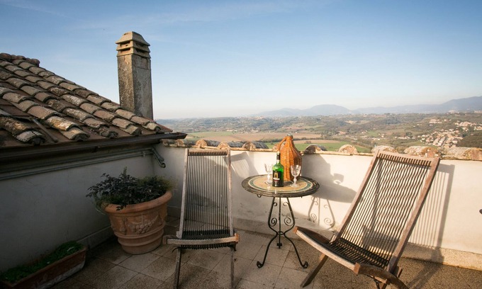 Filacciano Casa | Terraza Dream View sobre el Tíber